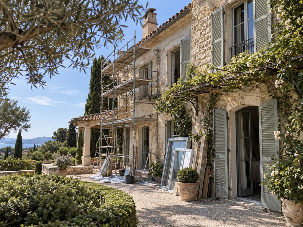 Catalina Estate Management team at a contemporary Saint-Tropez residence